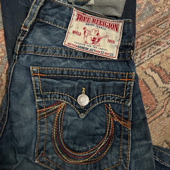 Rainbow Joey True Religion Jeans - Picture 1 of 2